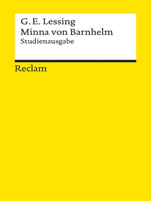 cover image of Minna von Barnhelm, oder das Soldatenglück